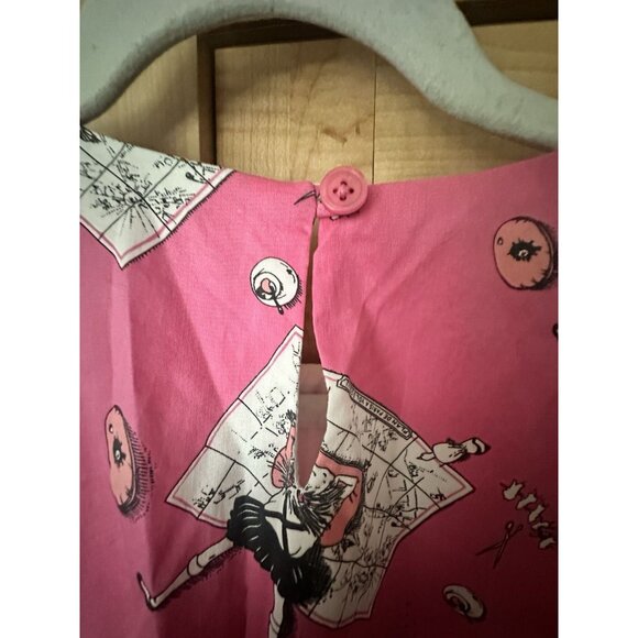 Rachel Riley Eloise at The Plaza Map Print girls Party dress-size 10 Yrs - Rare - Picture 7 of 9